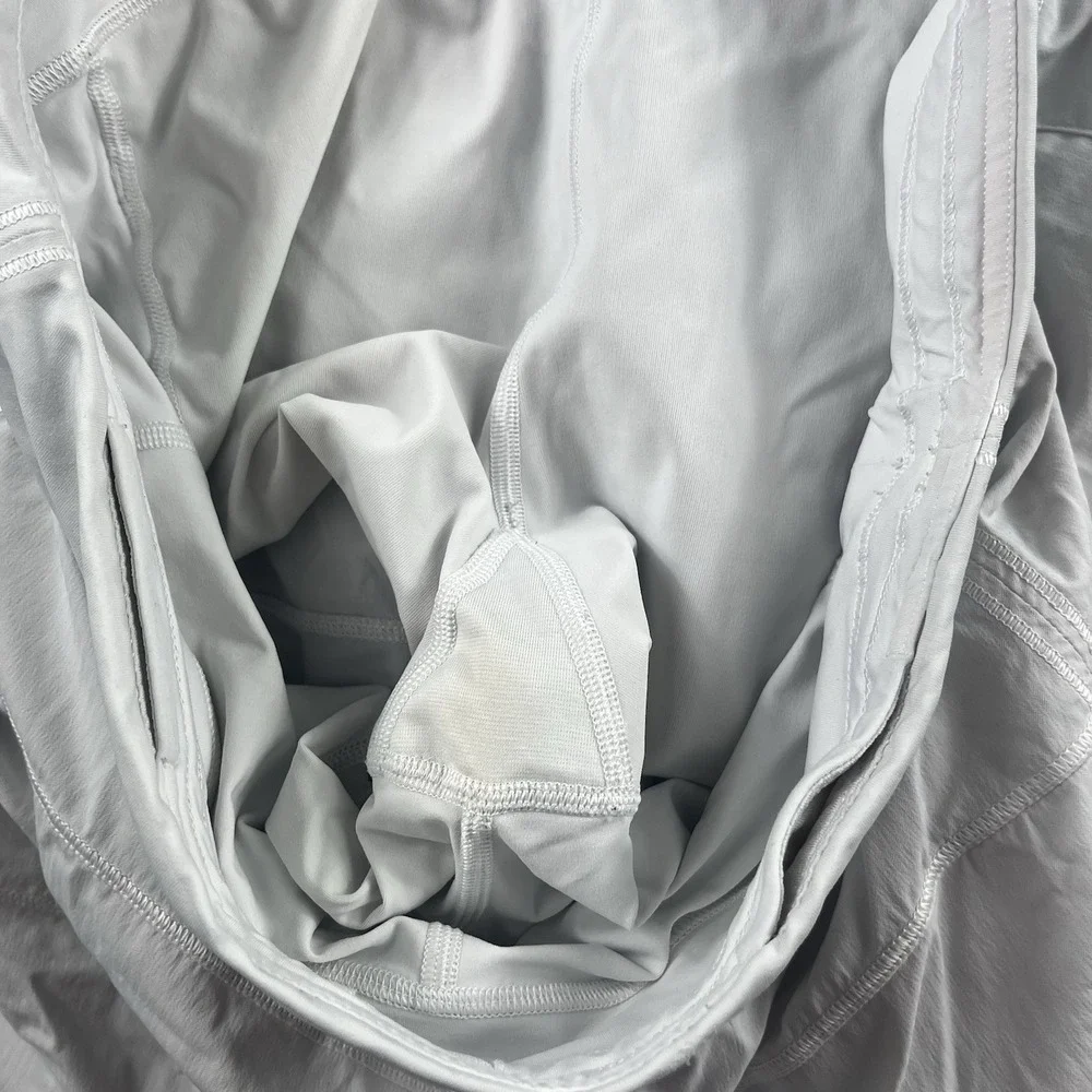 Lululemon Skirt Womens Size 10 Tall White Pace Rival Lined Skort Tennis